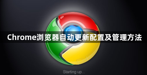 Chrome浏览器自动更新配置及管理方法1