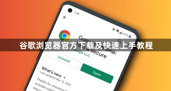 谷歌浏览器官方下载及快速上手教程1