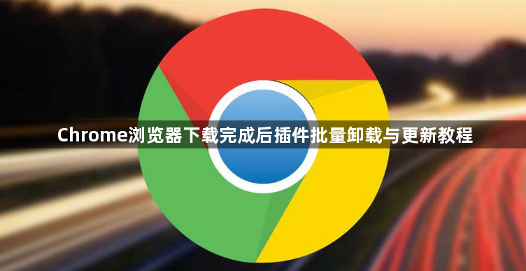 Chrome浏览器下载完成后插件批量卸载与更新教程1